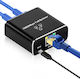 Separator de Semnal Ethernet Zola Plastic Oțel Inoxidabil Led 5.7x5.3x2.1 Negru