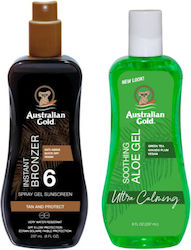 Australian Gold Spray Gel Bronzer Spf 6 + Aloe ...