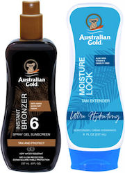 Australian Gold Spray Gel Bronzer Spf6 + Moistu...