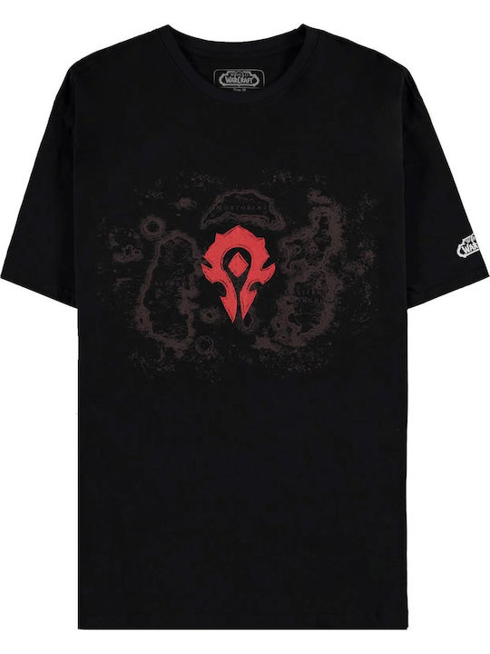 Difuzed World Of Warcraft T-shirt Μαύρο