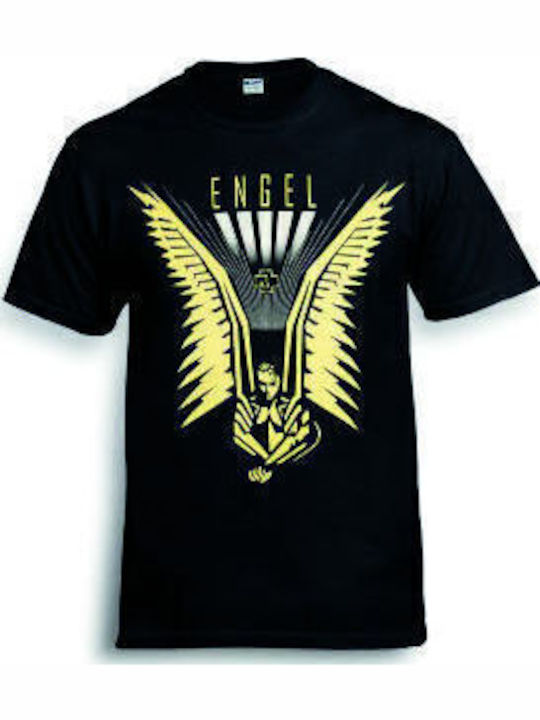 T-shirt Studio Rammstein Engel T-shirt Μαύρο