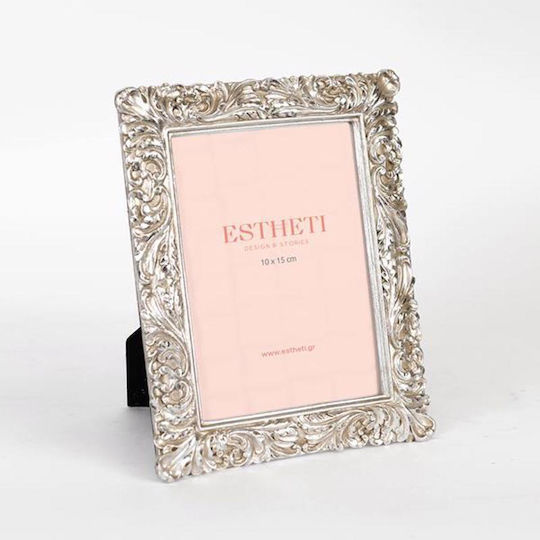 Estheti Home Frame Resin Gold Silver 10x15cm 15.7x1.8x20.3cm 756-12073