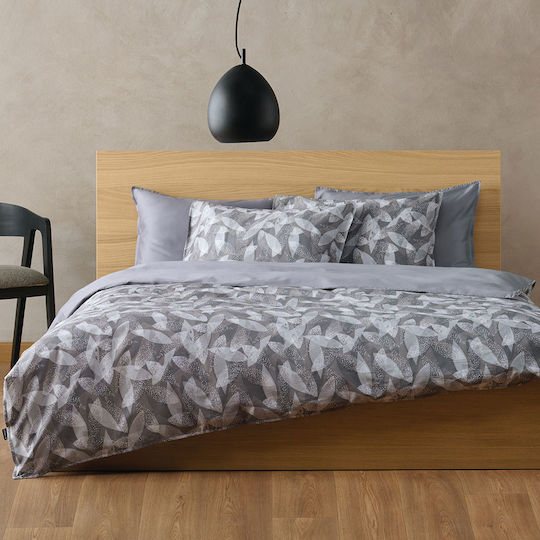 Kentia Duvet Cover Set Cotton Queen with 2 Pillowcases 220x240 Filena 22
