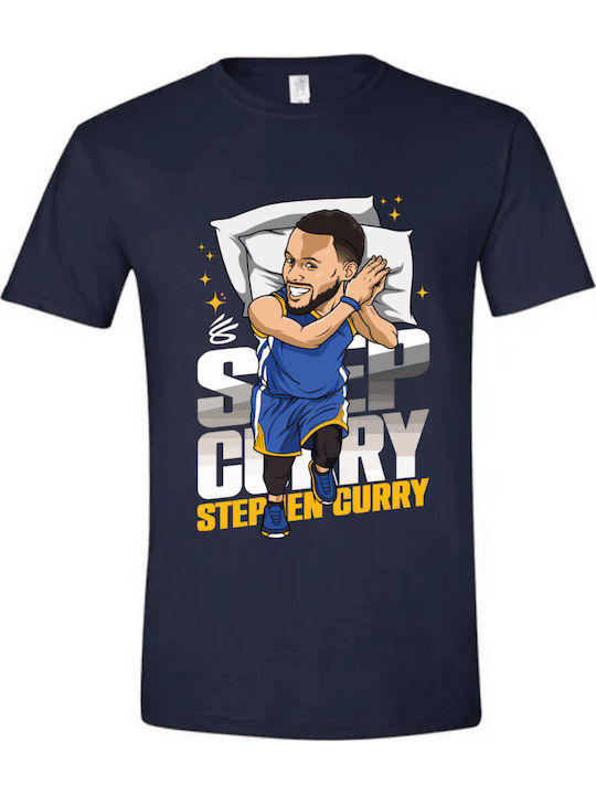Gildan Kids' T-shirt Navy Blue Curry