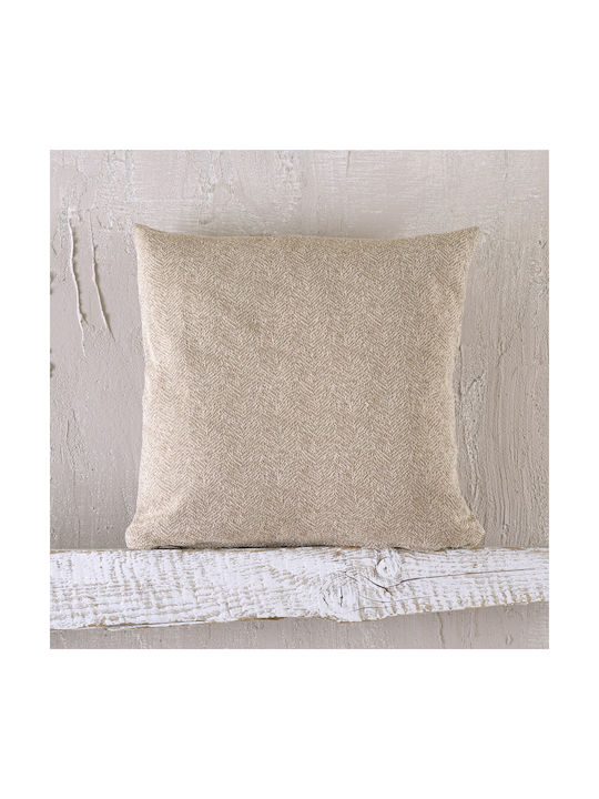 Rythmos Decorative Pillow Case Only Beige 40x40cm