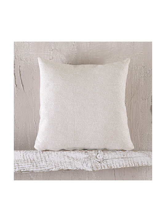 Rythmos Decorative Pillow Case Only Ecru 40x40cm