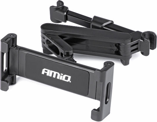 AMiO Car Mobile Mount 6.5" - 12.9" with Adjustable Hooks Black