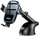 AMiO Car Mobile Mount with Magnet and Wireless Charging Black