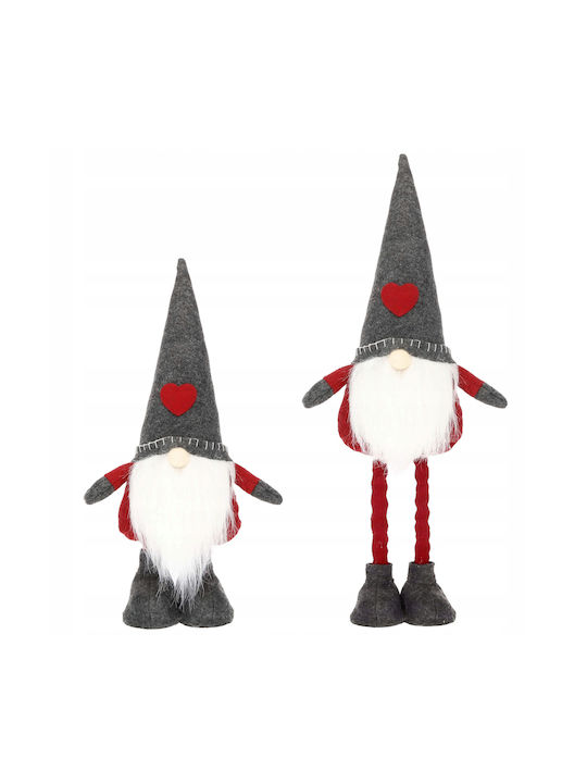 Weihnachtsfigur Elf Teleskopbeine Höhenverstellbar 52-67cm