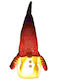 Beleuchtet Weihnachtliche Figur Elf Rot Höhe 33cm
