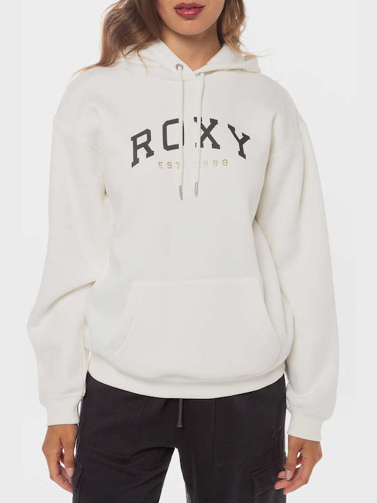 Roxy Women's Hooded Sweatshirt White