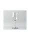Winkee Set of Glasses for White Wine made of Glass Stemmed 2pcs