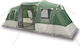 vidaXL Camping Tent Tunnel Green for 4 People 4...