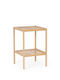 Square Side Table Cayden from Bamboo Natural L33xW33xH50cm.