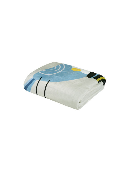 Das Home Κουβέρτα Κούνιας Parrot Fleece Μπλε Bl...