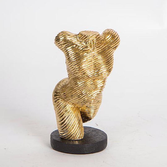 Estheti Home Decorative Body Sculpture Resin Gold 9x9x15.5cm 752-27069