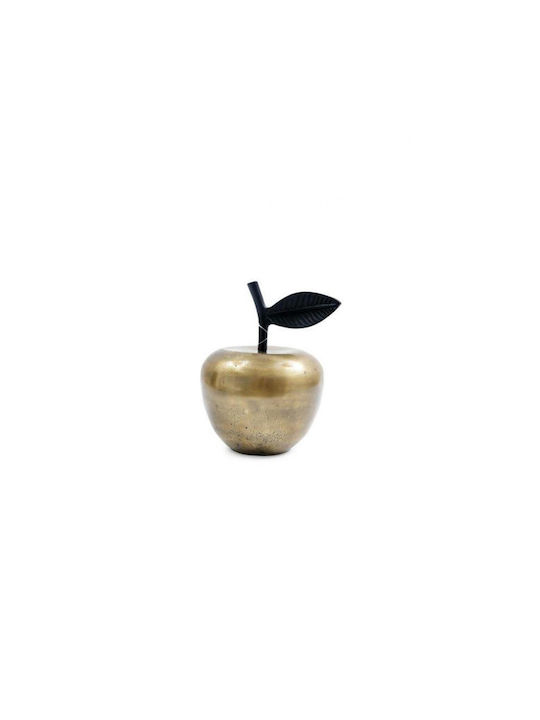 Decorative Golden Aluminum Apple 13x17.5