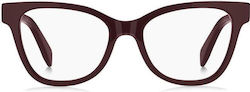 Marc Jacobs Rame Ochelari Pentru Femei Acetat Structură Scheletică Fluture Burgundy Marc Jacobs Rame Ochelari Pentru Femei Acetat Structură Scheletică Fluture Burgundy