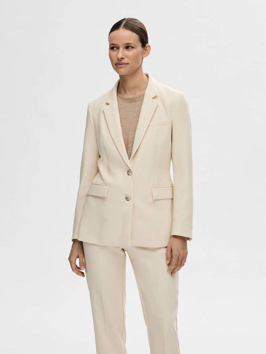 Selected Women's Blazer Beige