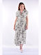 Summer Midi Dress Wrap Black