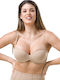 Luna Strapless Bra Beige