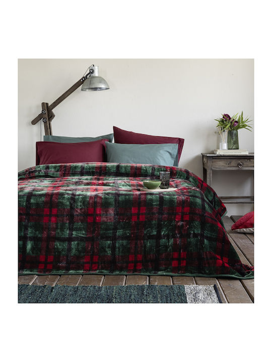 Nima Oliver Velvet Single Blanket 160x220cm Beige