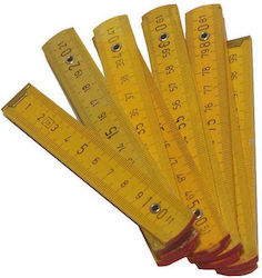 001313 Wooden Folding Ruler 1m