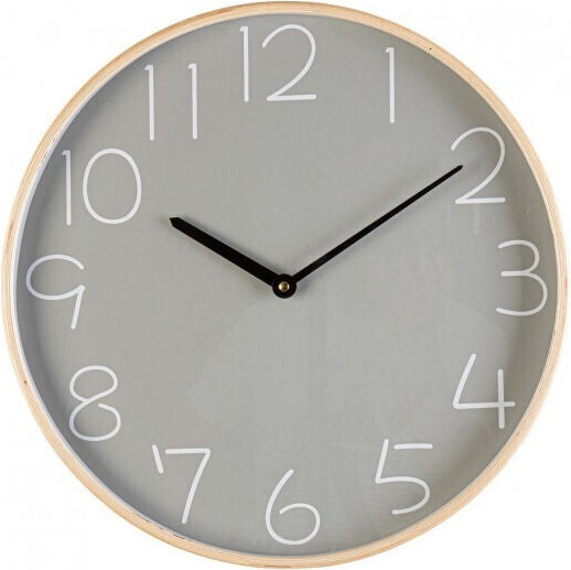 Bizzotto Lorens Wall Clock Gray 40.8x4.8cm