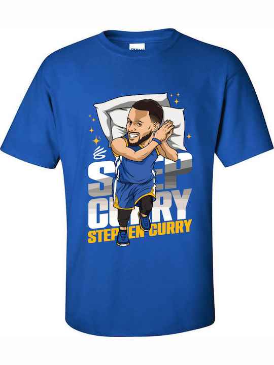 Gildan Kids' T-shirt Blue Roulette Curry