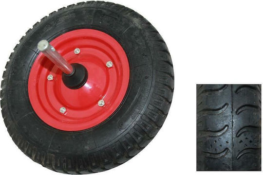 Polyurethan-Bau-Schubkarrenrad Schaum 400-8 Φ20x250mm 457