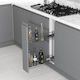 Starax Flaschenhalter S-2211 Seitlich Schiebebremse 108x470x470mm Links Rechts Box 150mm