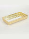 Estheti Home Gold Metal Mirror Tray 24x12.5x4cm 752-16026