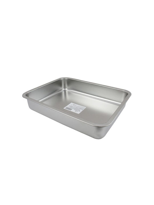 Stainless Steel Pan Ek-5035 Ss High-quality Stainless Steel Dimensions 50x33x7 Cm