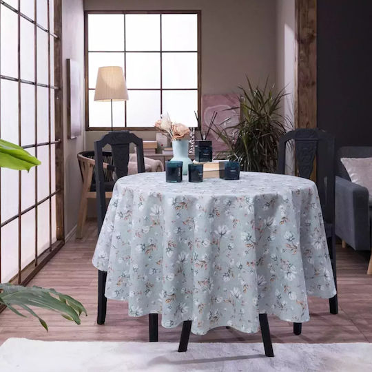 Teoran Rotunde Ferrol Hellblau 180x180cm