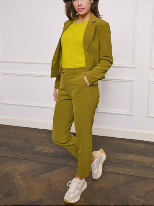 Esqualo Women's Moss Green Suit