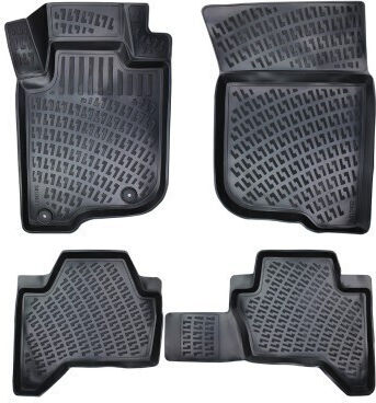 Set de covorașe auto din cauciuc pentru Mitsubishi L200 Triton Tornado 2015-2019