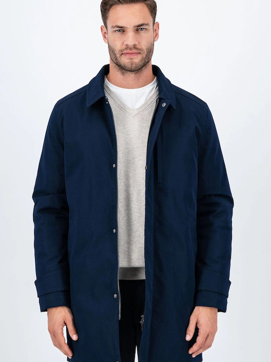 Fynch Hatton Winter Jacke Blau