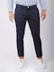 Hose in Schlanker Passform Blau