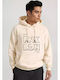 Funky Buddha Sweatshirt with Hood Beige