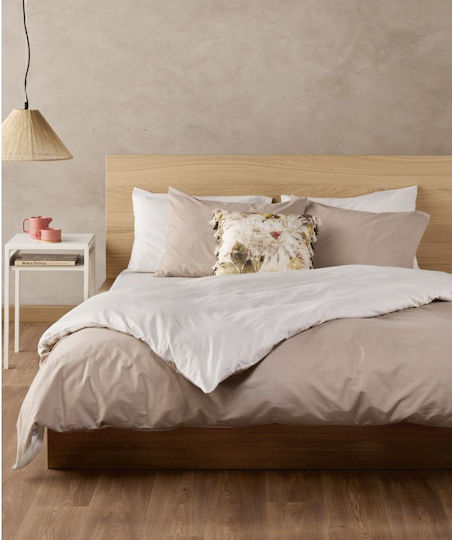 Kentia Pesca Σετ Παπλωματοθήκη Βαμβακερή 165x245cm Μονή με Μαξιλαροθήκη 26