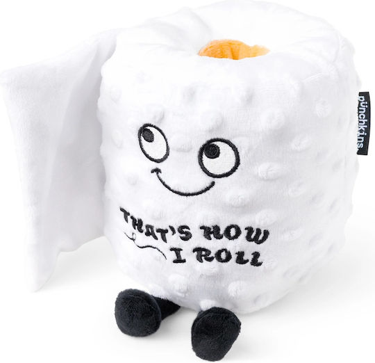 Punchkins Plüsch Glückliche Toilettenpapierrolle Stofftier – "So rolle ich"