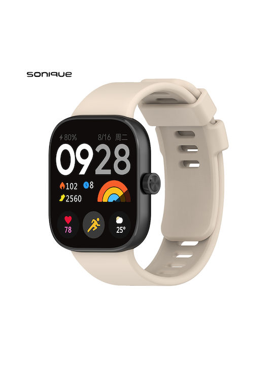 Sonique Λουράκι Σιλικόνης Μπεζ (Redmi Watch 4 /...