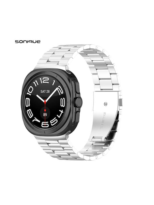 Sonique Λουράκι Ανοξείδωτο Ατσάλι Ασημί (Samsung Galaxy Watch 7 Ultra)