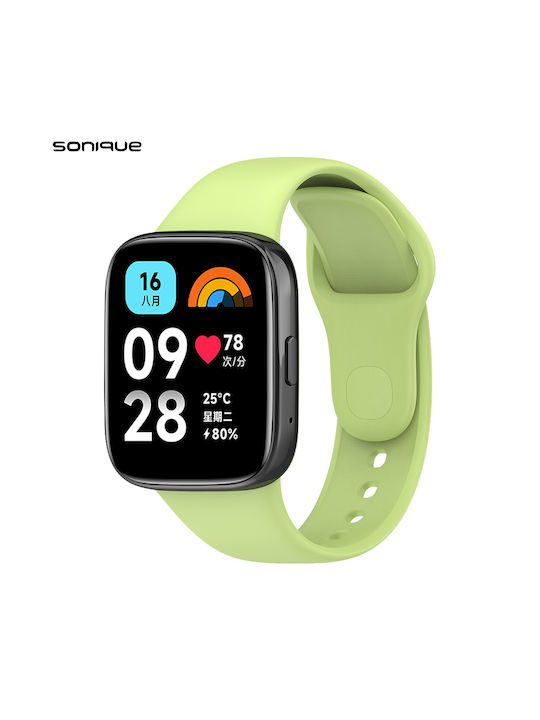 Sonique Armband Silikon Grün (Redmi Uhr 3 Active)