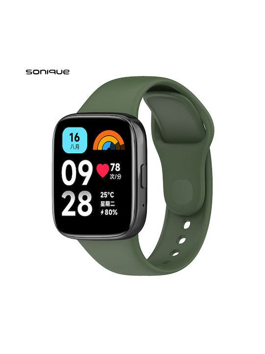 Sonique Armband Silikon Grün (Redmi Uhr 3 Active)