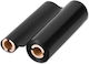 Black Wax Resin Ribbon 110mm x 74m Φ12.5