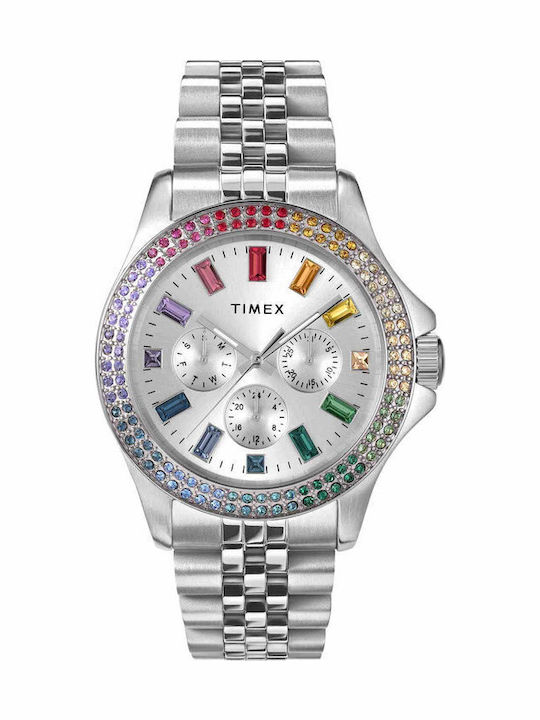 Timex Women's Watch with Silver Metal Bracelet