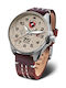 Vostok Europe Men's Watch Battery with Brown Leather Strap