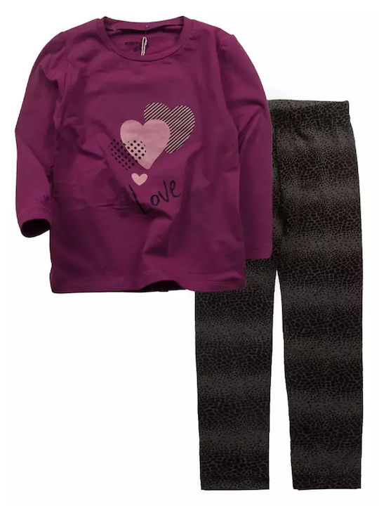 Evita Kids' Set with Leggings Winter 2pcs Fuchs...