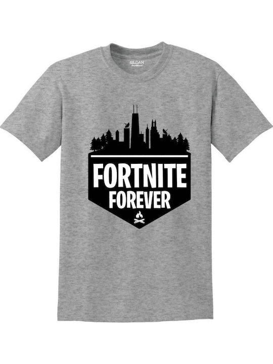 Gildan Tricou pentru copii Gri Fortnite